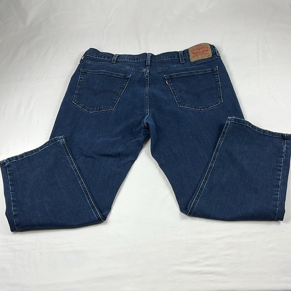 Levis 541 Dark‎ Wash Straight Leg All Seasons Tech Jeans Mens Size 38 x 30 - Picture 2 of 10
